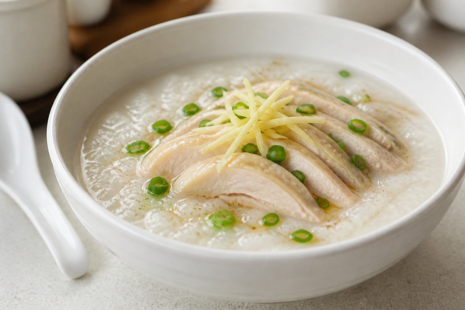 Hong Kong Style Chicken Congee